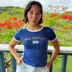 Nicaragua Y2K Baby Tee