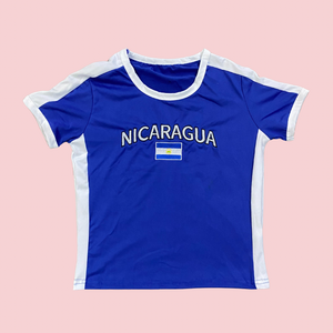Nicaragua Y2K Baby Tee