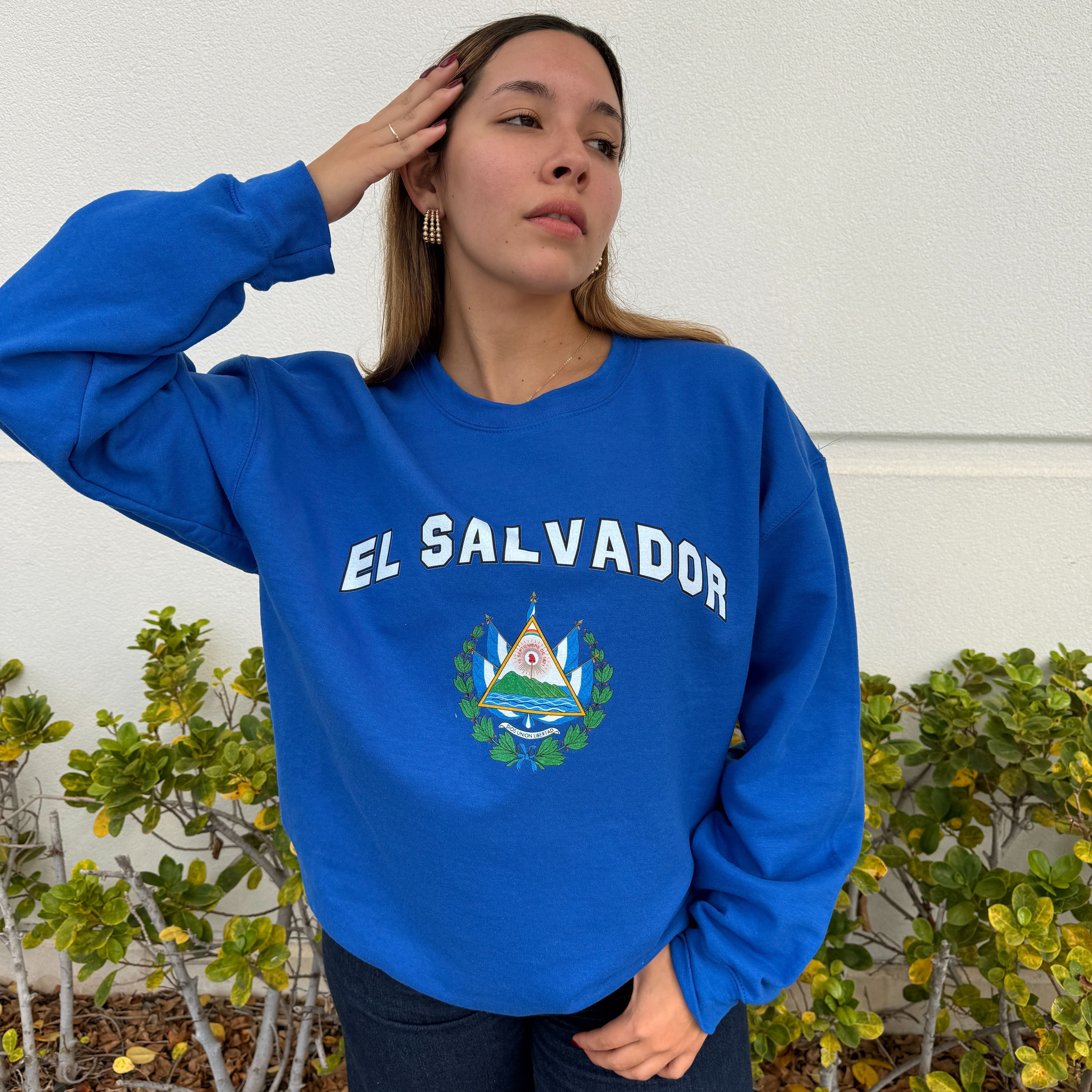 El Salvador Unisex Varsity Crewneck