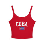 Load image into Gallery viewer, Cuba Spaghetti Strap Tank
