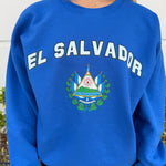 Load image into Gallery viewer, El Salvador Unisex Varsity Crewneck
