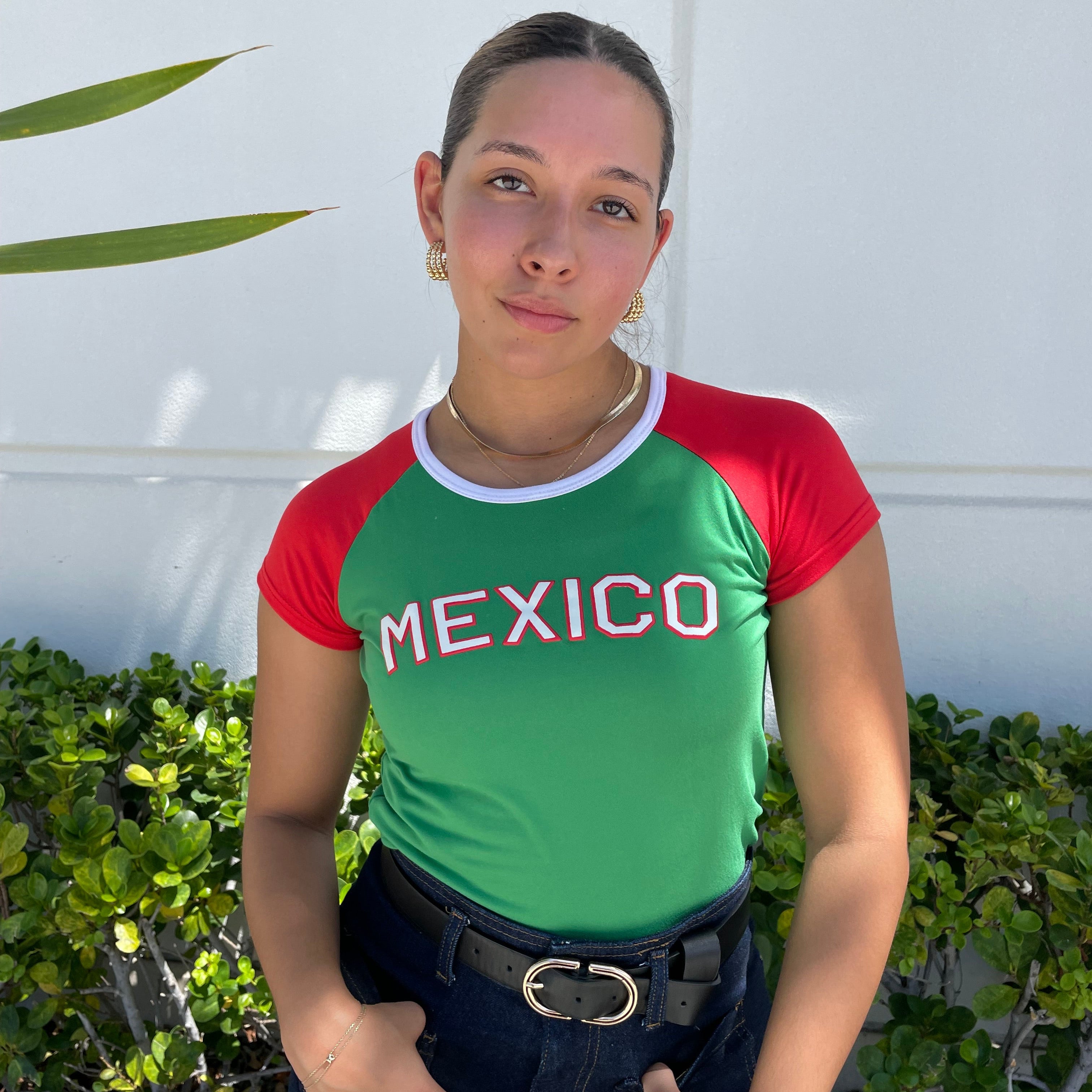 Mexico Y2K Baby Tee