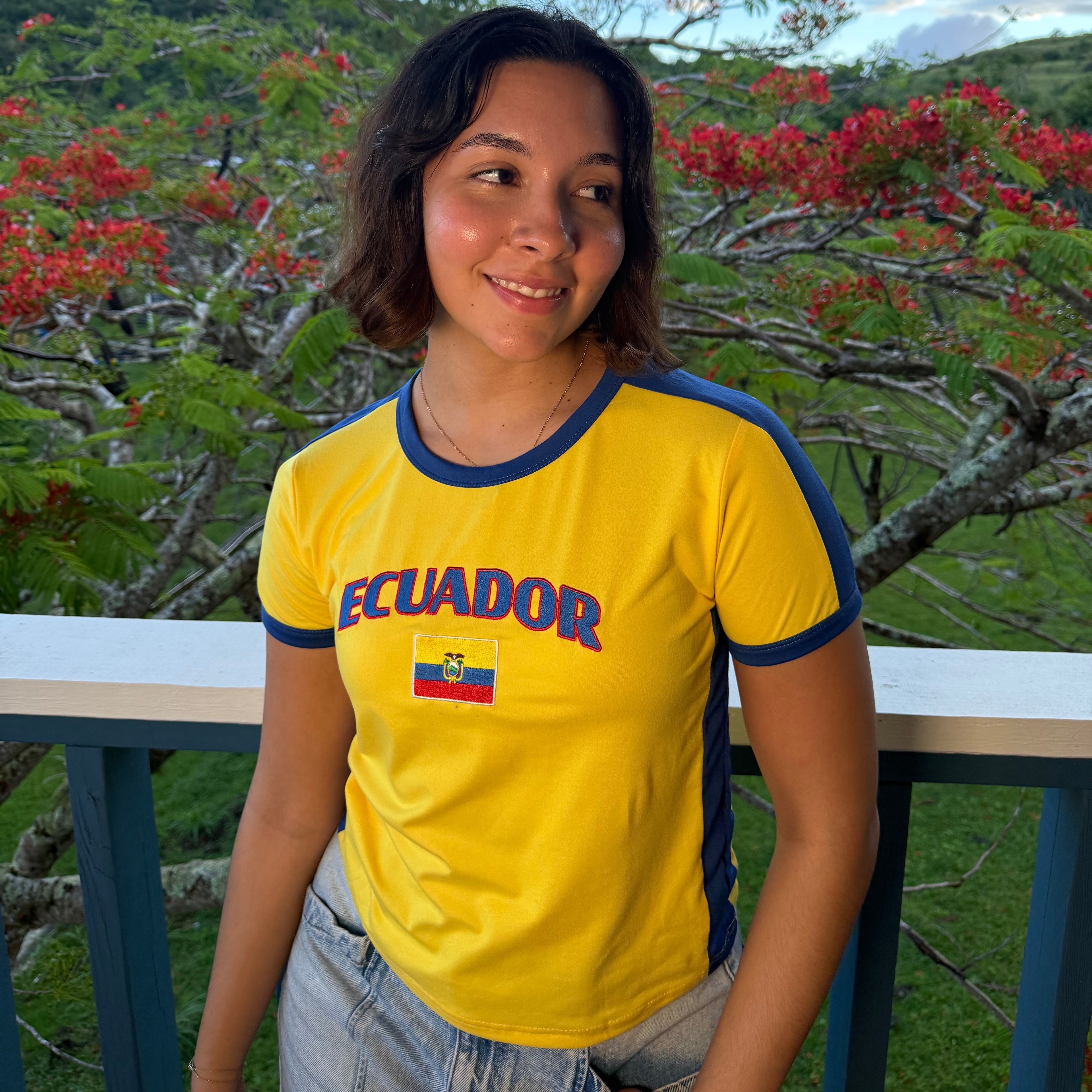 Ecuador Y2K Baby Tee