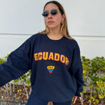 Load image into Gallery viewer, Ecuador Unisex Varsity Crewneck
