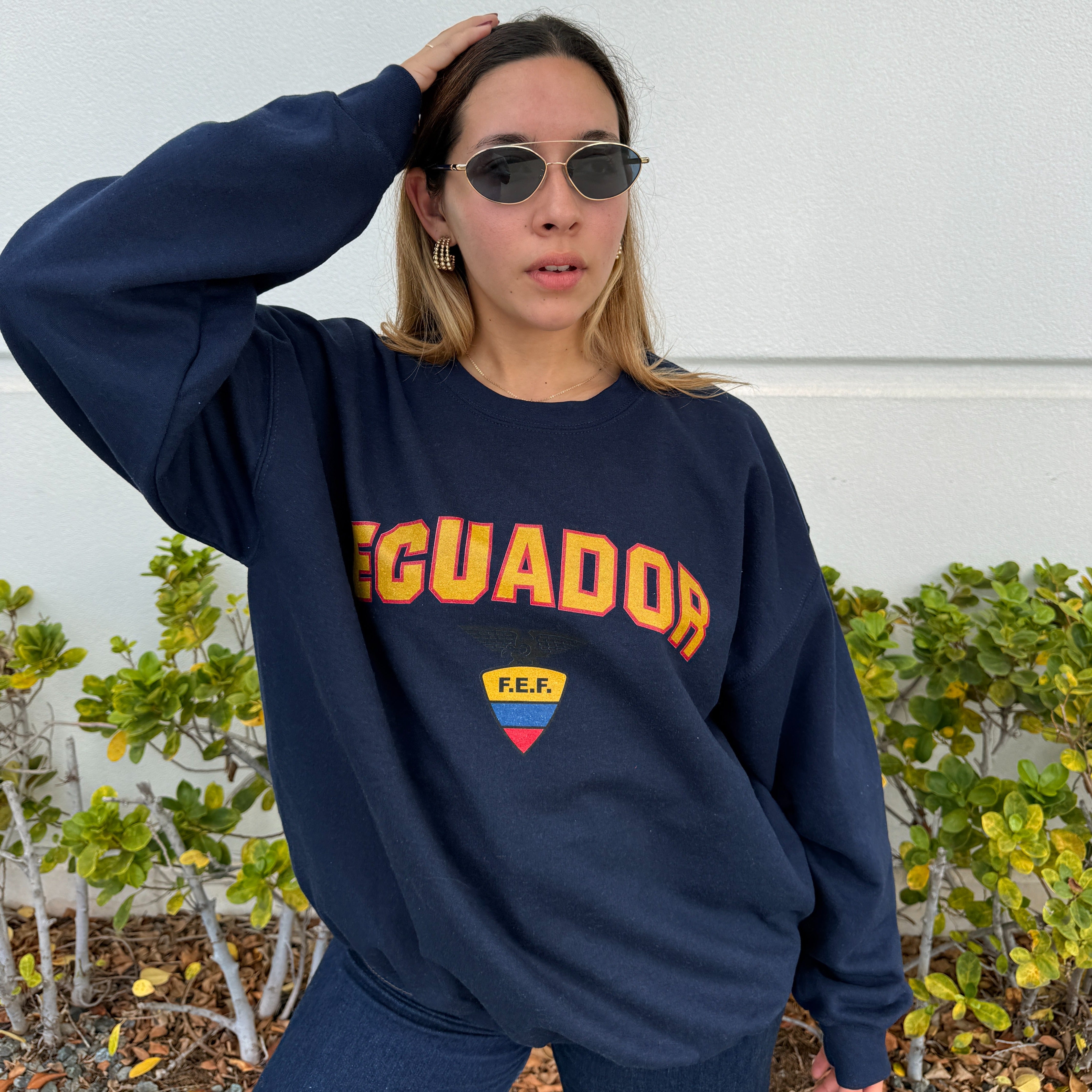 Ecuador Unisex Varsity Crewneck