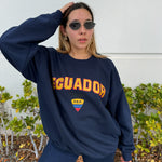 Load image into Gallery viewer, Ecuador Unisex Varsity Crewneck
