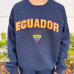 Load image into Gallery viewer, Ecuador Unisex Varsity Crewneck
