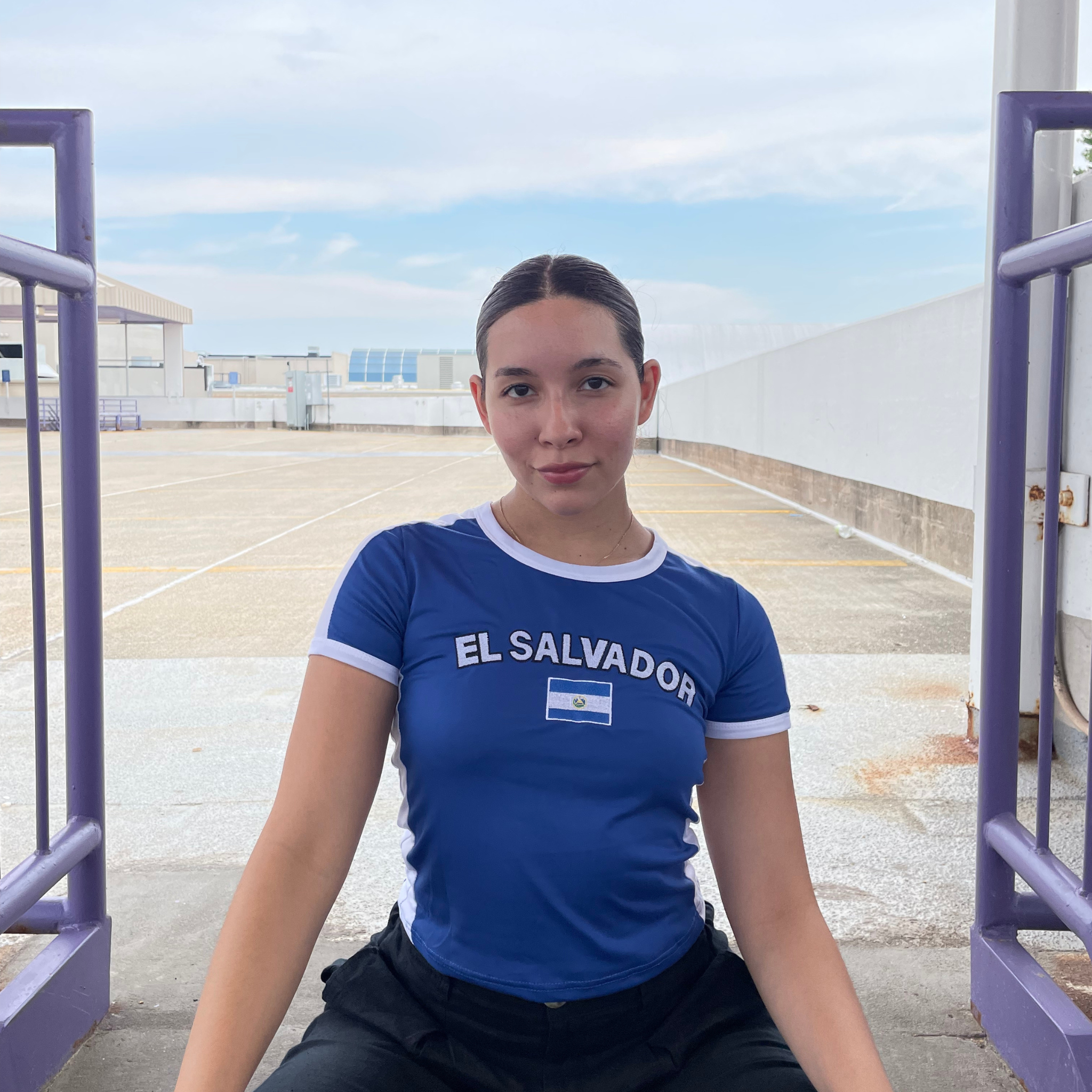 El Salvador Y2K Baby Tee