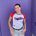 Load image into Gallery viewer, Girl in Puerto Rico Baby Tee
