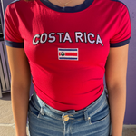 Load image into Gallery viewer, Costa Rica Y2K Baby Tee
