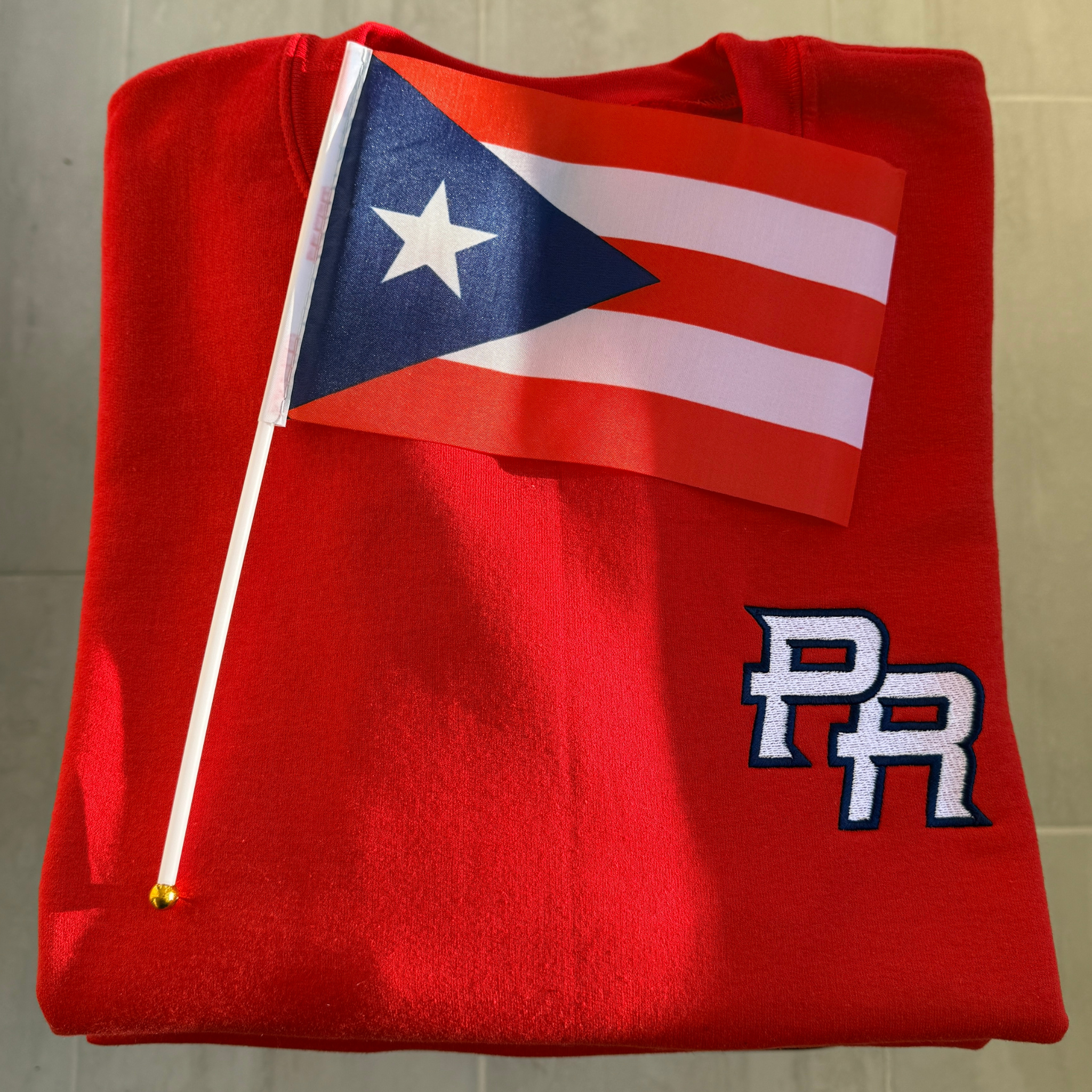 Puerto Rico Embroidered Sweatshirt