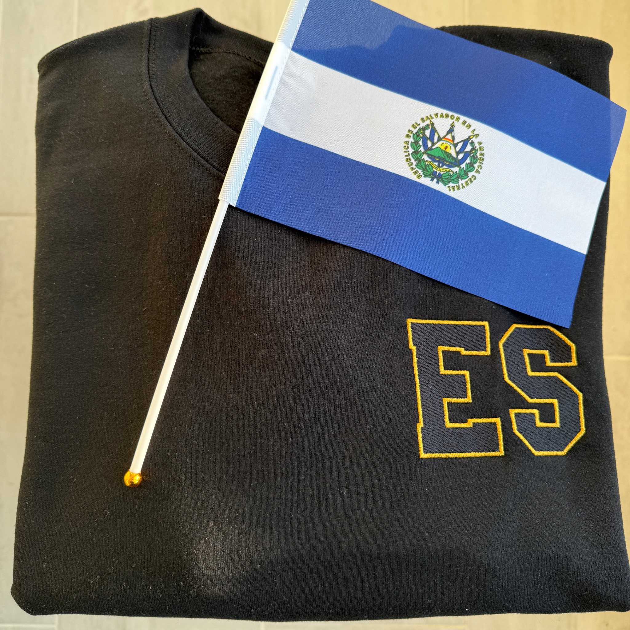 El Salvador Embroidered Sweatshirt