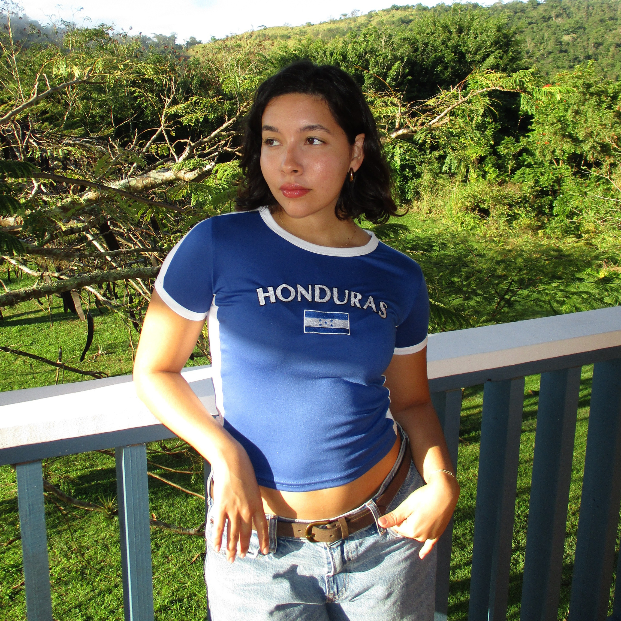 Honduras Y2K Baby Tee