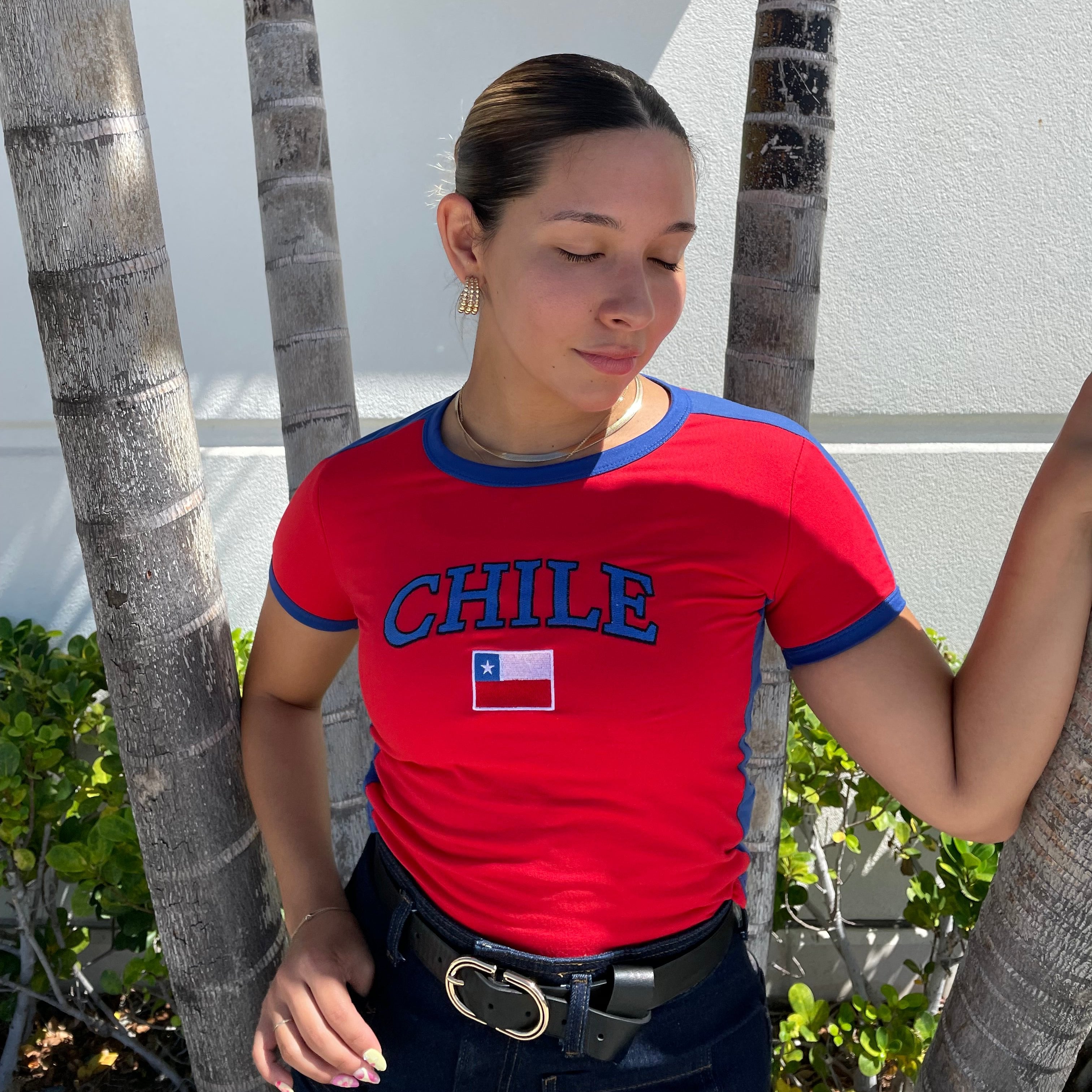 Chile Y2K Baby Tee