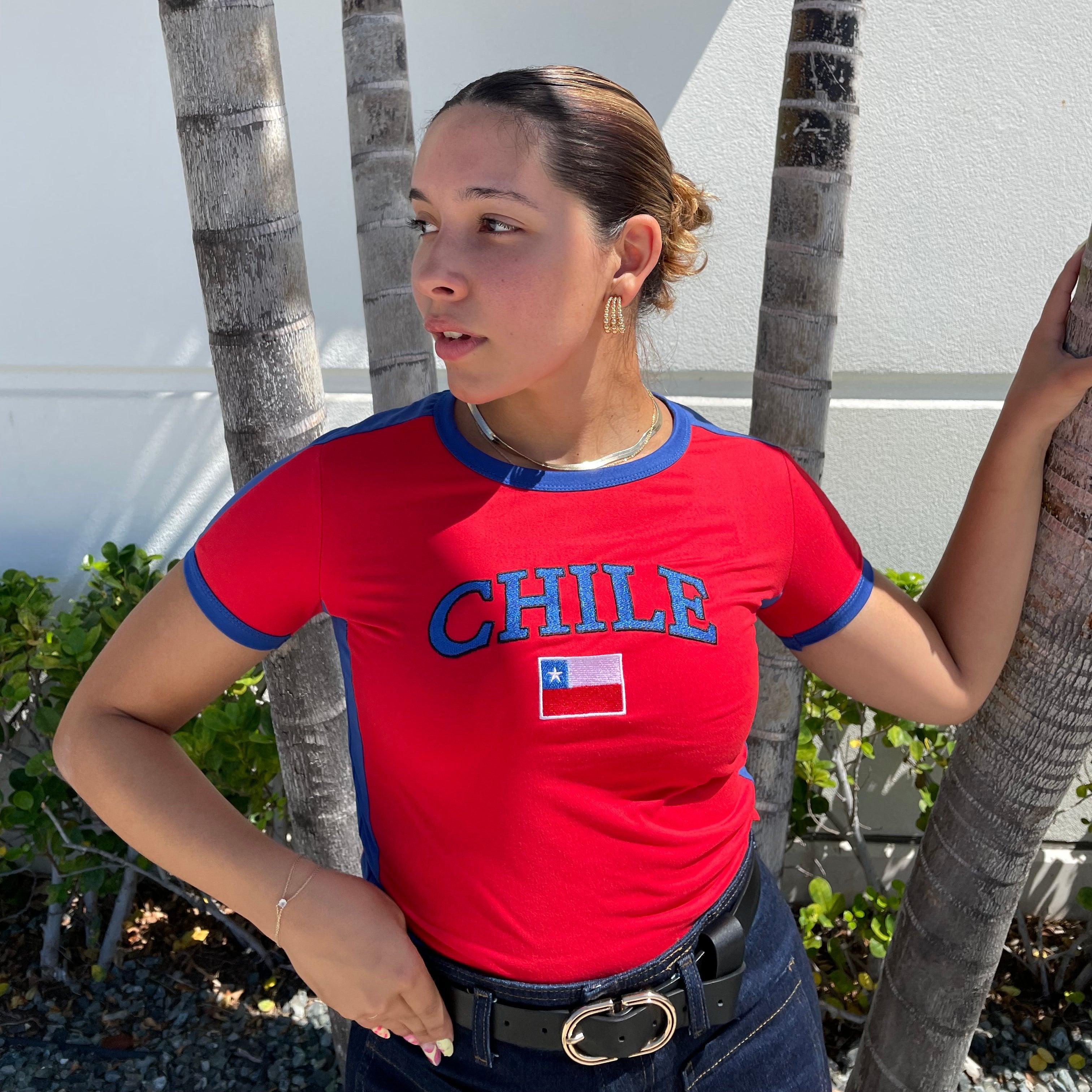 Chile Y2K Baby Tee