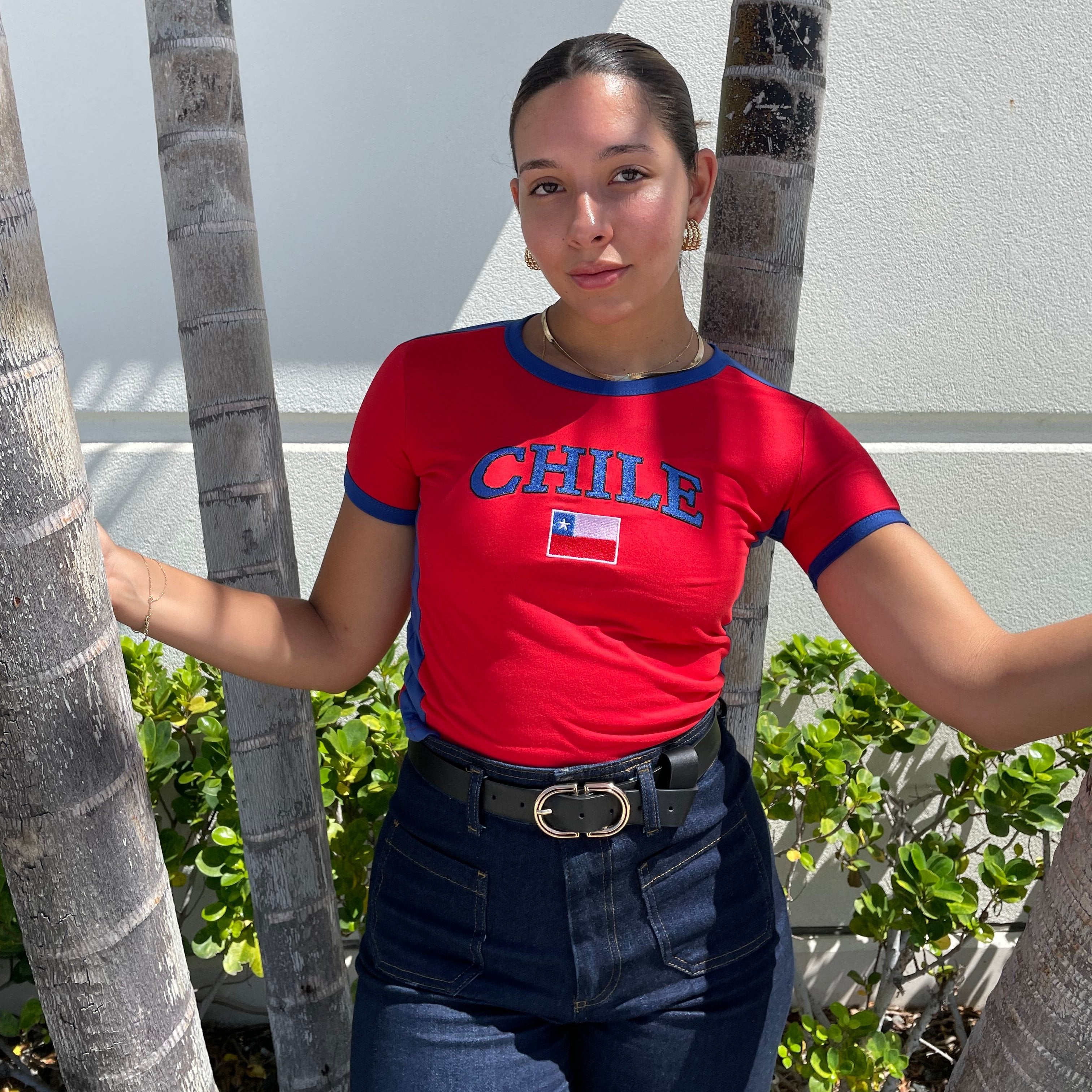 Chile Y2K Baby Tee