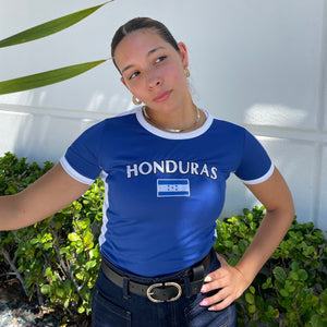 Honduras Y2K Baby Tee