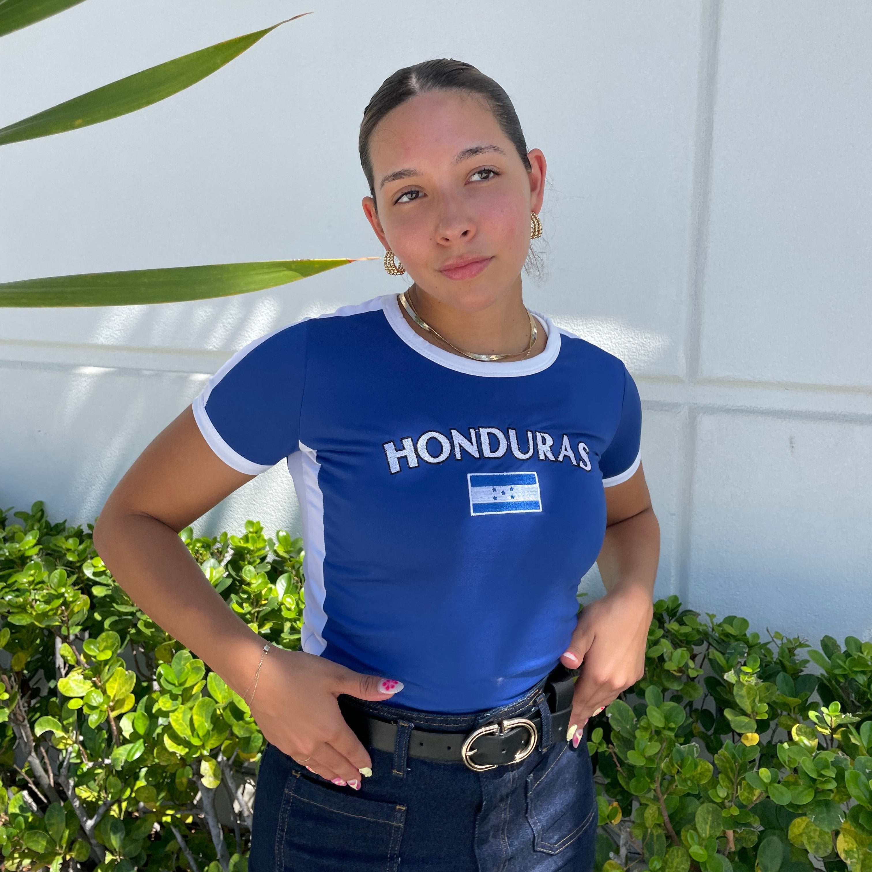 Honduras Y2K Baby Tee