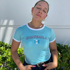 Guatemala Y2K Baby Tee
