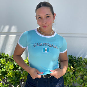 Guatemala Y2K Baby Tee