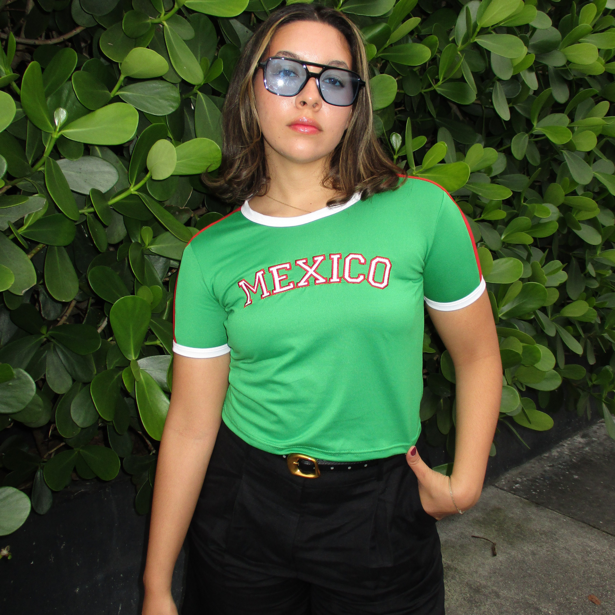 Mexico Y2K Baby Tee