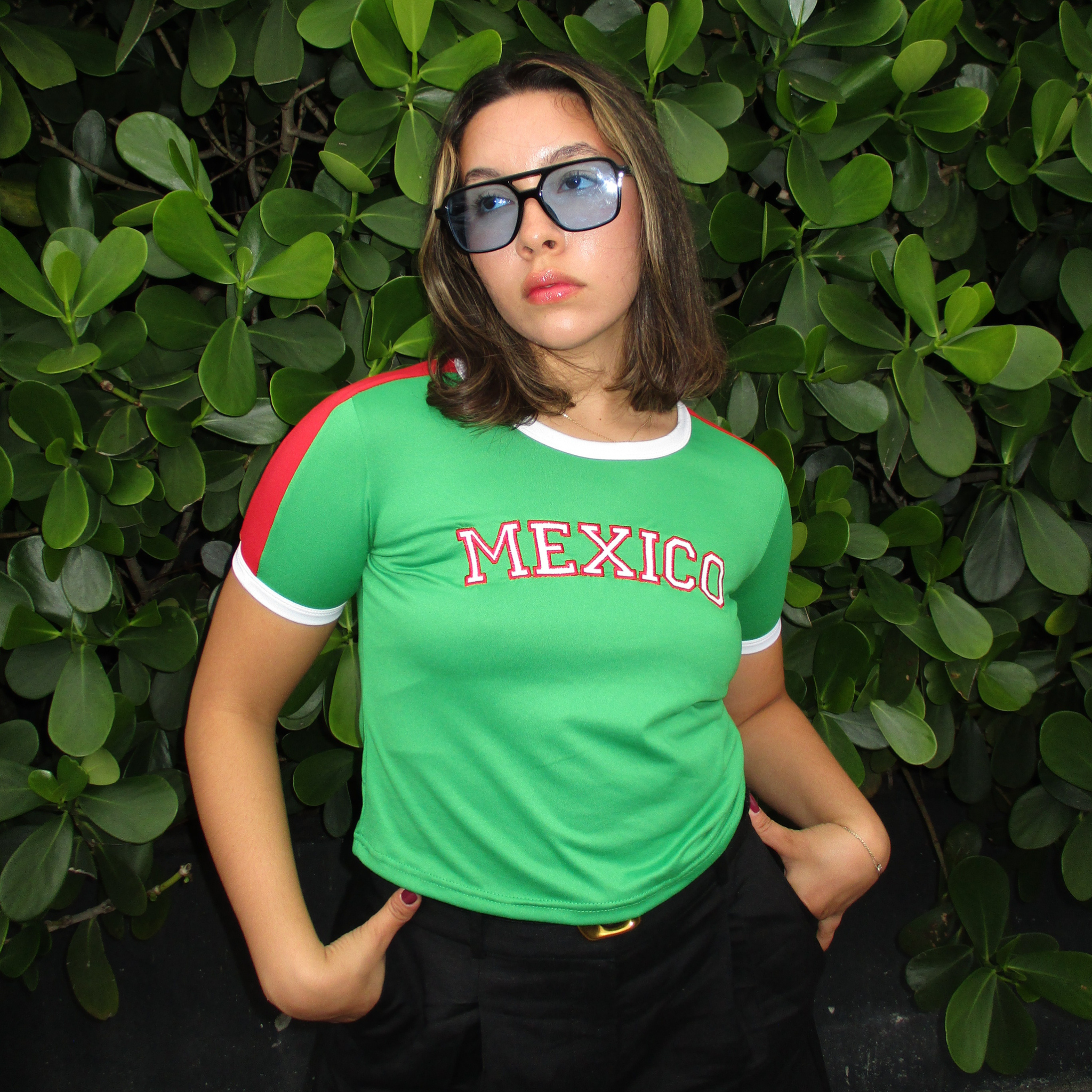 Mexico Y2K Baby Tee