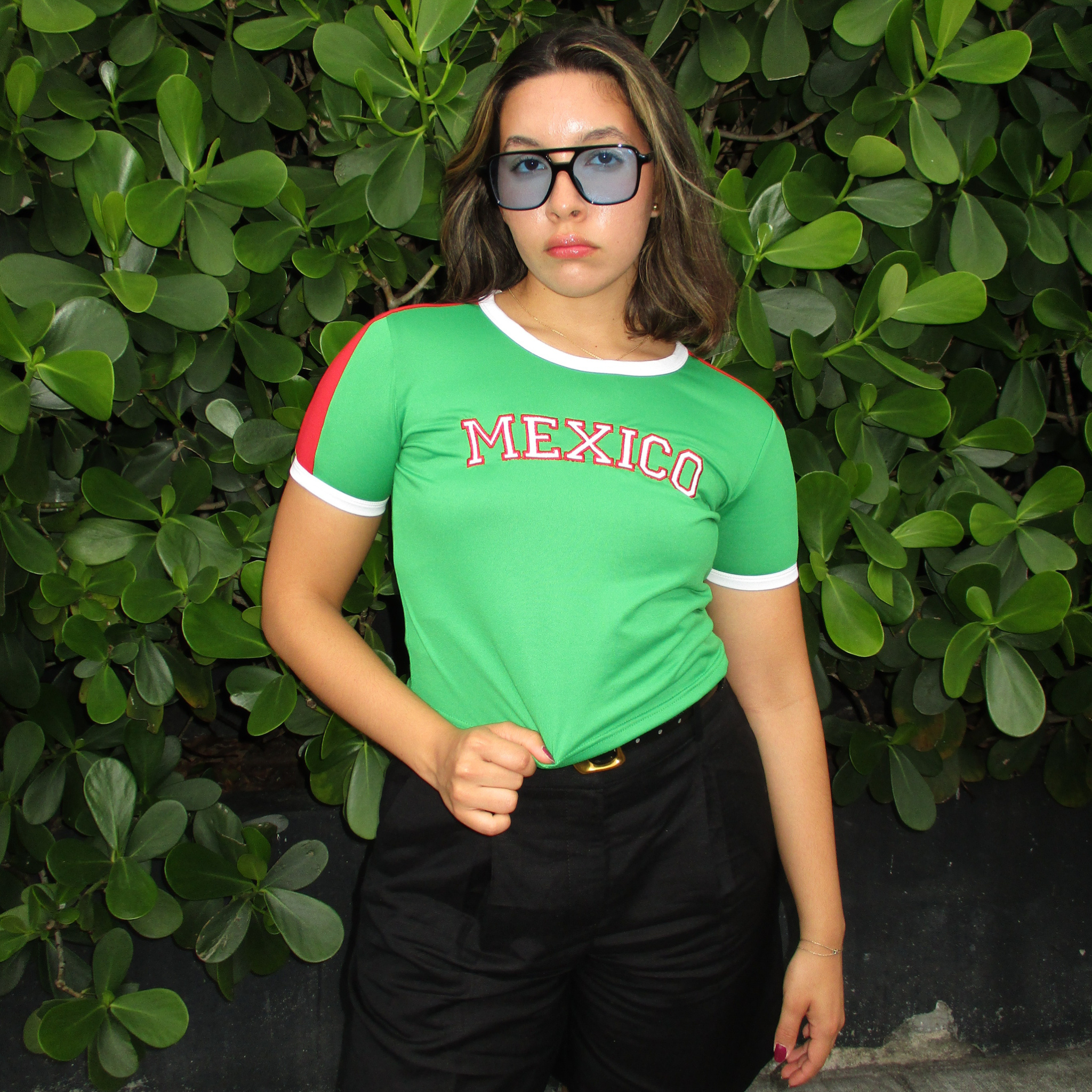 Mexico Y2K Baby Tee