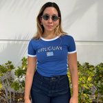 Load image into Gallery viewer, Uruguay Y2K Baby Tee
