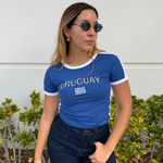 Load image into Gallery viewer, Uruguay Y2K Baby Tee
