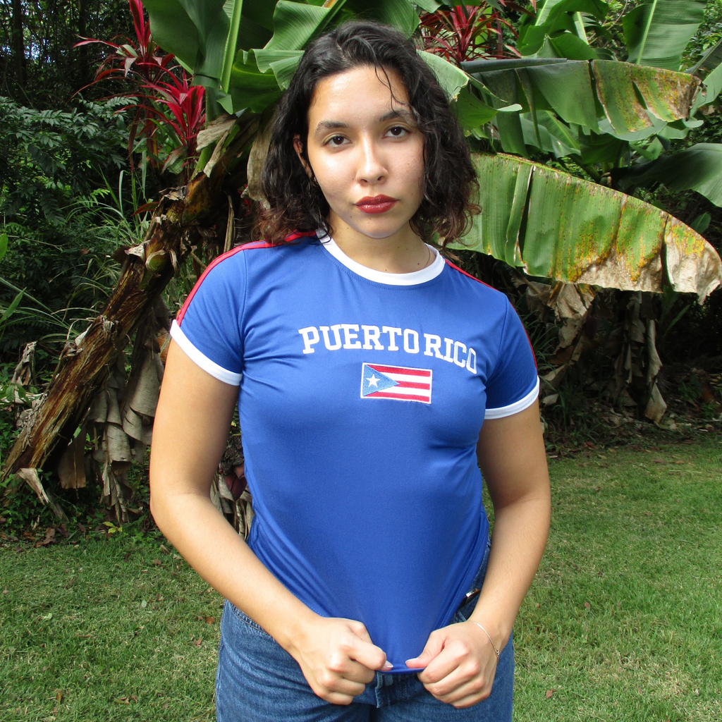 Puerto Rico Y2K Baby Tee