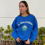 Load image into Gallery viewer, El Salvador Unisex Varsity Crewneck

