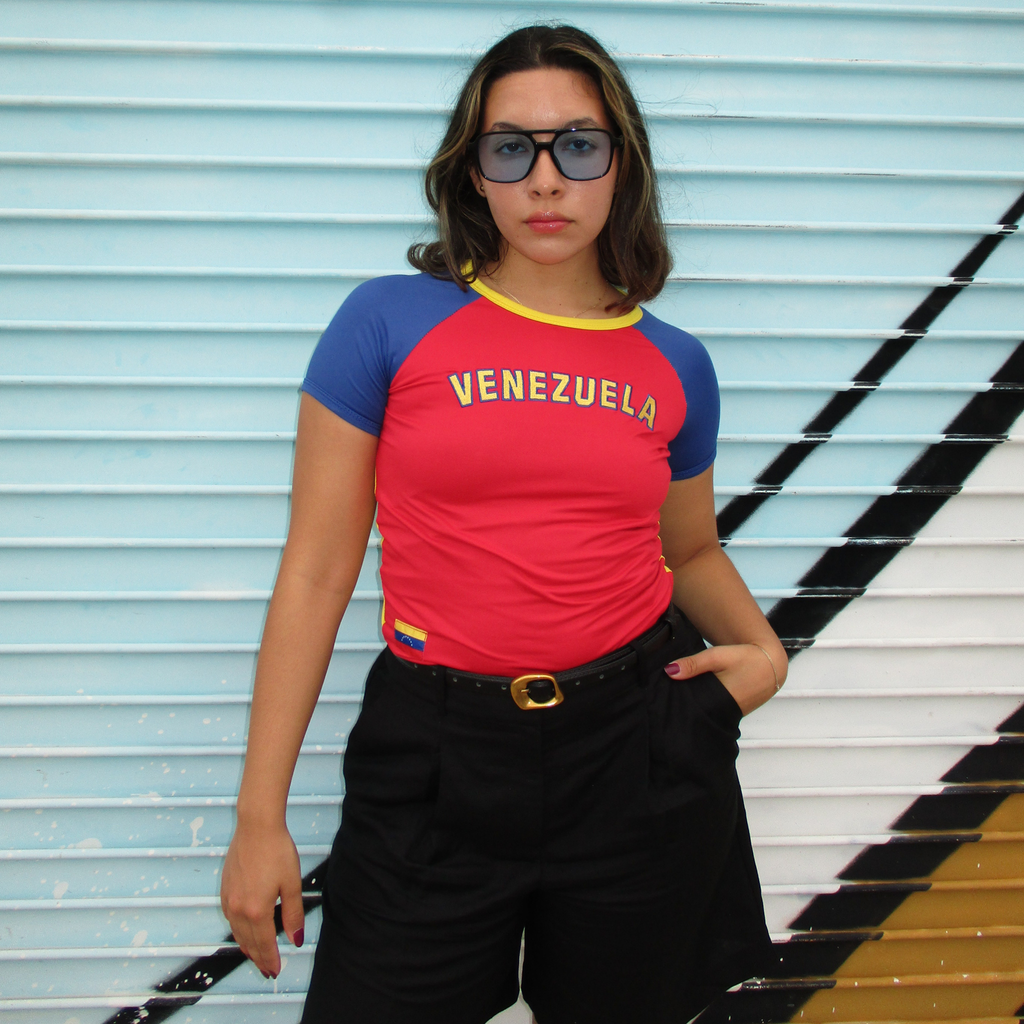 Venezuela Y2K Baby Tee
