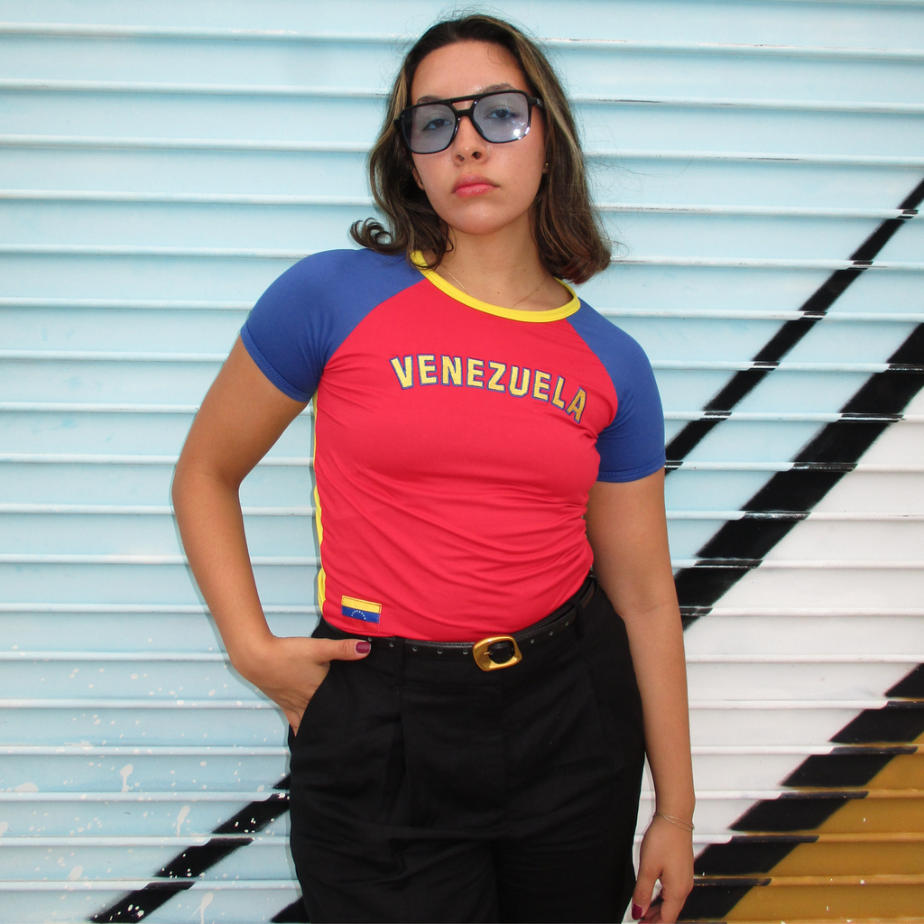 Venezuela Y2K Baby Tee