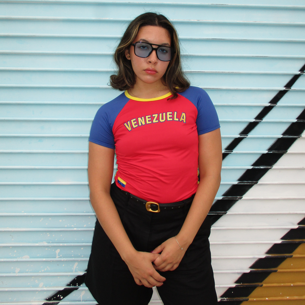 Venezuela Y2K Baby Tee